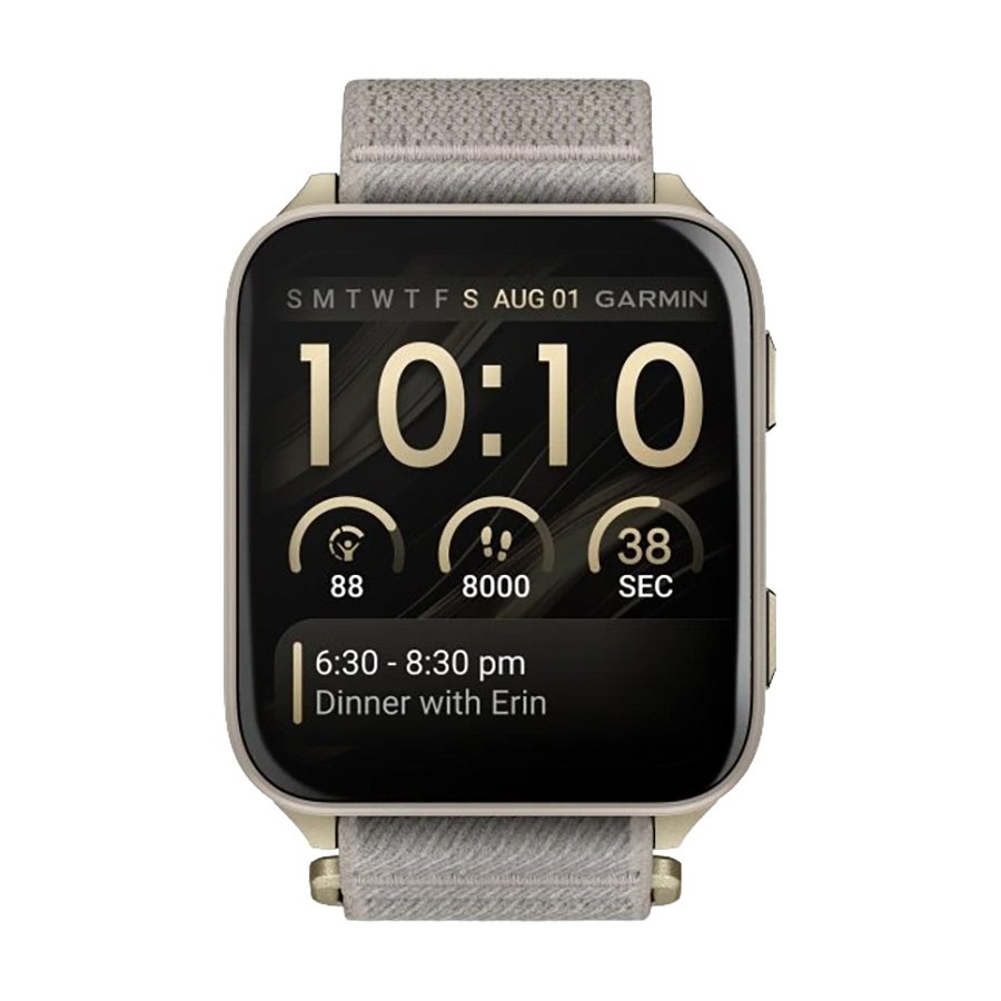 Смарт часовник Garmin Venu X1 Amoled 46 мм Soft Gold/French Grey 010-02980-09