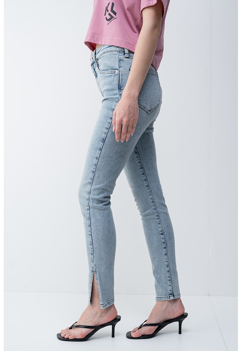Слим дънки - Светлосин меланж KARL LAGE… - Цена в shopmall.bg