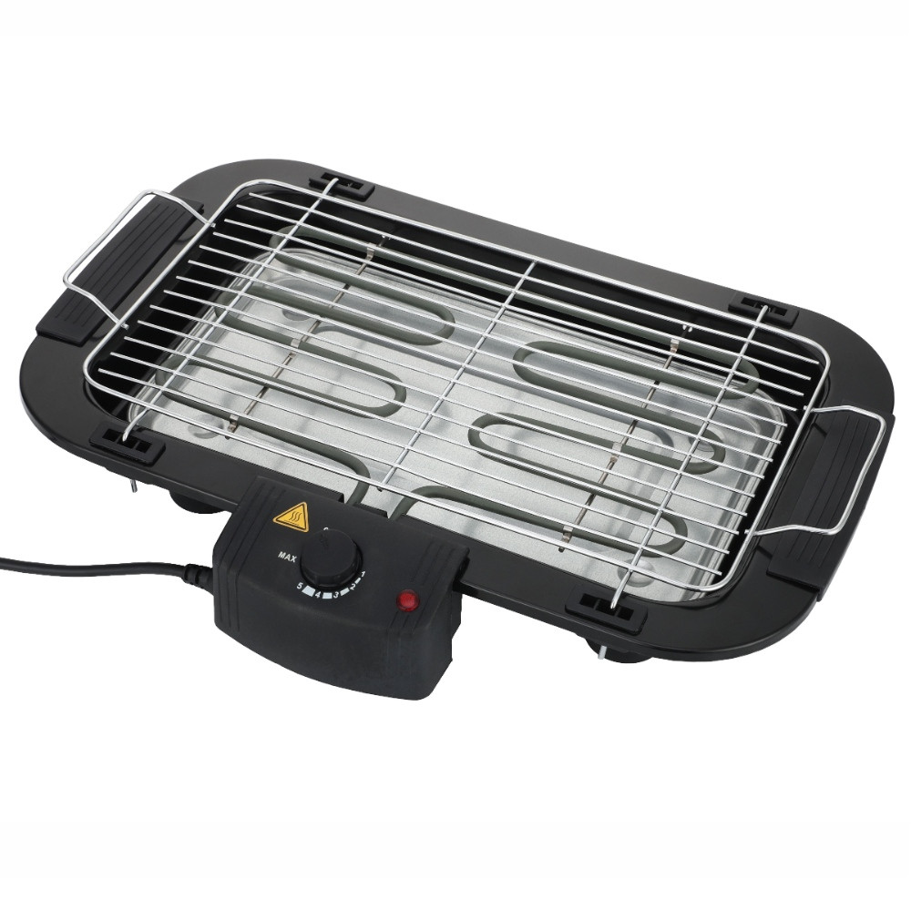 Електрическа скара Rosberg R51015G, 2000W, 3 нива на височина, До 260C, Черен