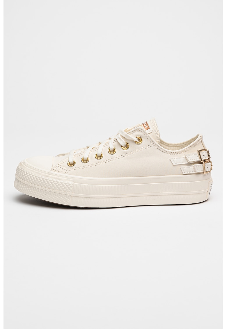 Унисекс кецове Chuck Taylor All Star Lift Platform Buckle - - Крем
