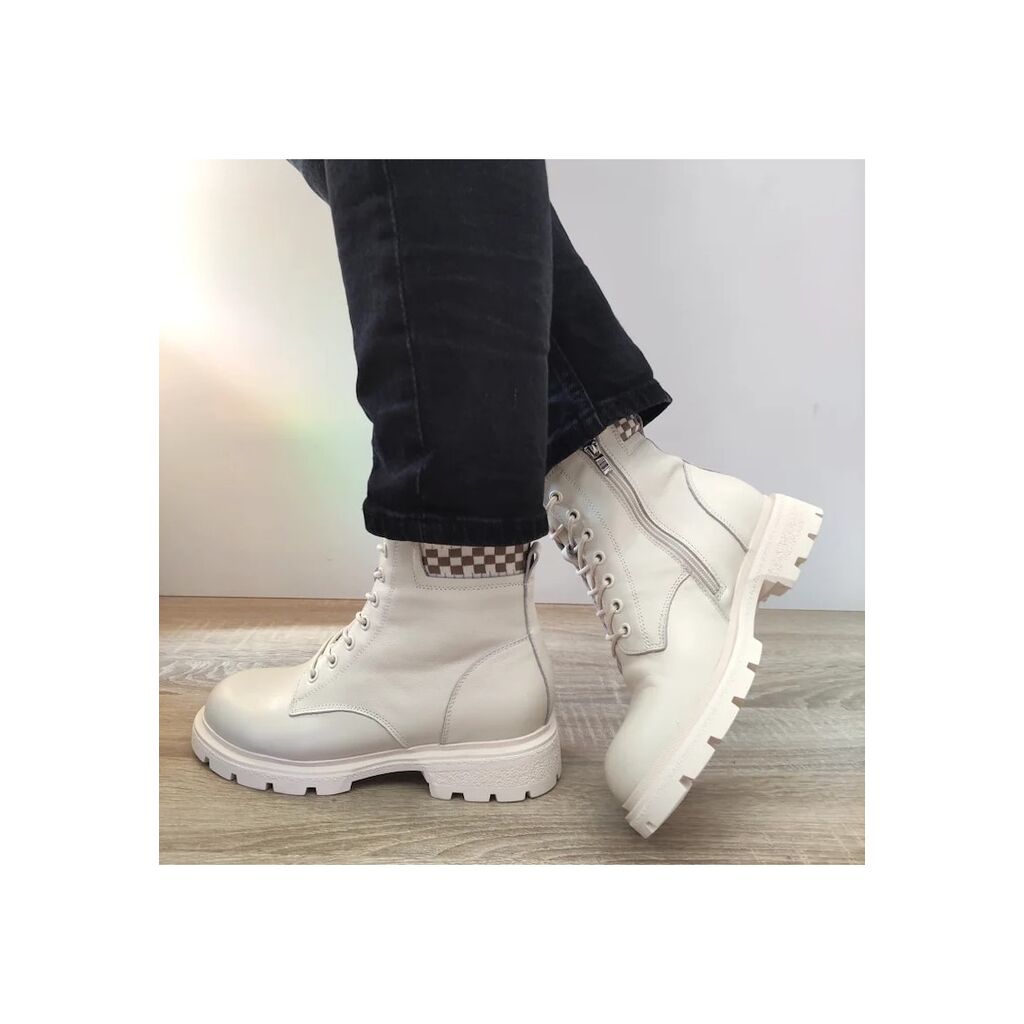 Ежедневни дамски боти  L9137 Cream - Крем - Крем