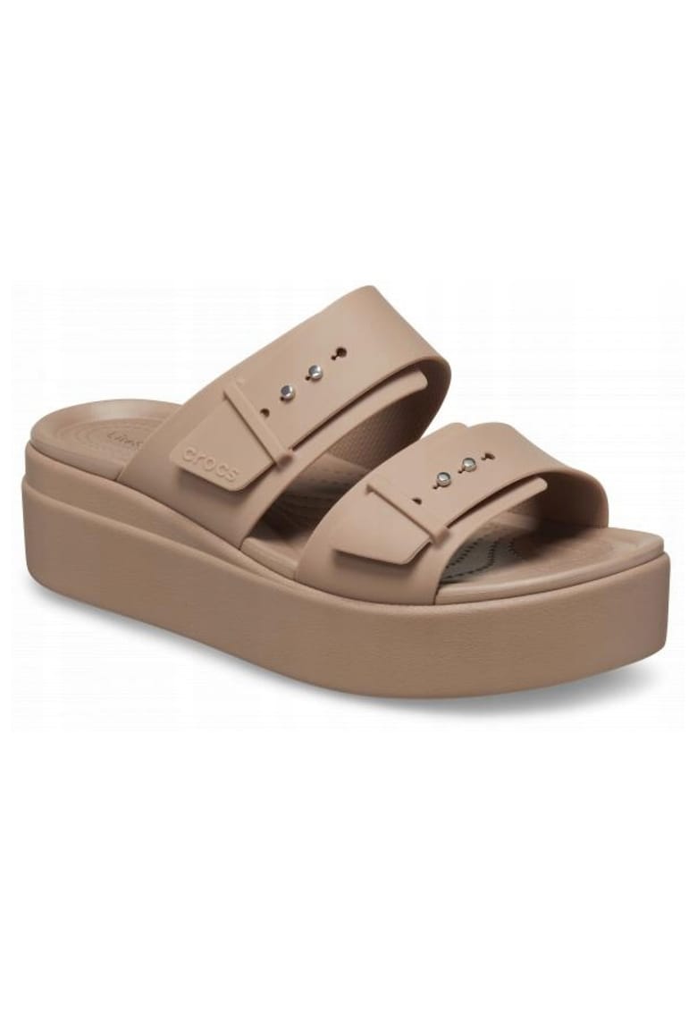 Дамски сандали - Brooklyn 207431 Low Wedge - кафяви -