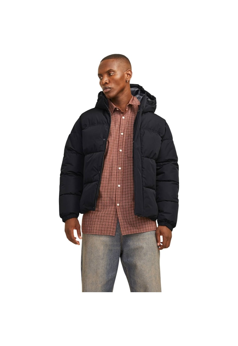 Яке JACK &JONES Bradley Puffer Hood 38902 - Ч… - Виж цена