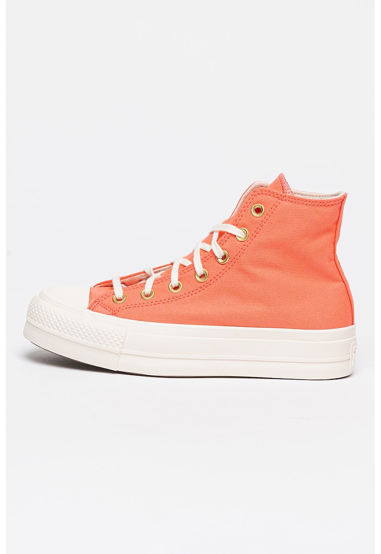Кецове Chuck Taylor Star Lift с висок профил - Корал