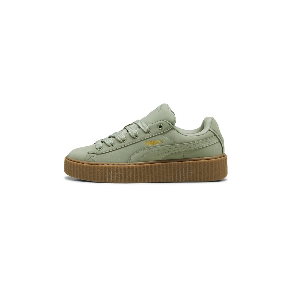 Унисекс кожени спортни обувки Fenty Creeper Phatty - Светлозелен