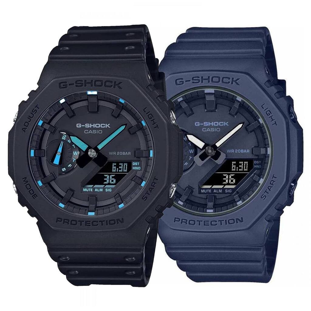 Комплект часовници за двойки Casio G-Shock GA-2100-1A2ER-GMA-S2100BA-2A1ER