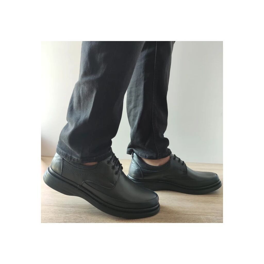 Ежедневни мъжки обувки  B41-207 Black - Черни - Черен