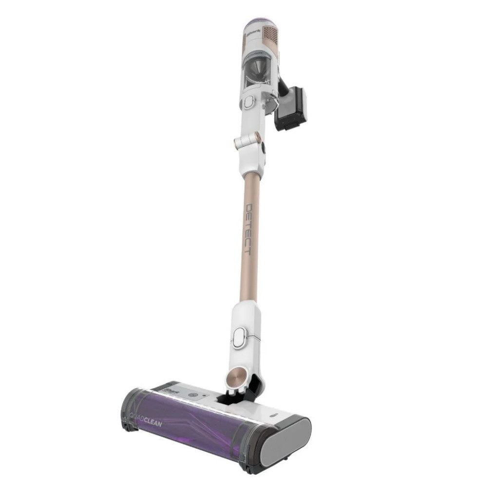Вертикална прахосмукачка Shark IW3612EU, 240W, 0.42 л, 3 настройки, LED дисплей, Сензори за откриване на невидими замърсявания, Антиалергенно ...