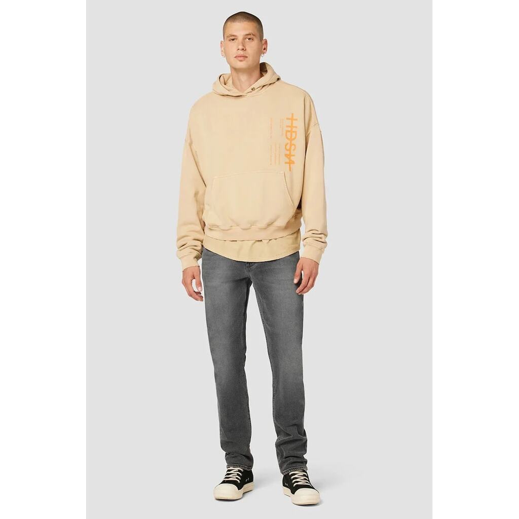 Blugi drepti - cu aspect decolorat - Сив