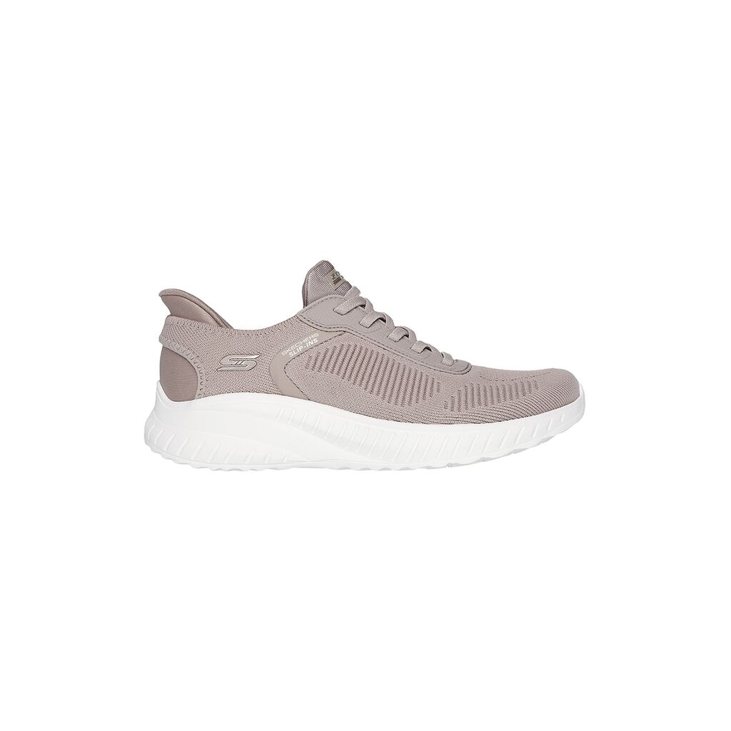 Текстилни спортни обувки BOBS Slip-ins™ с лесно обуване - Сиво-кафяв