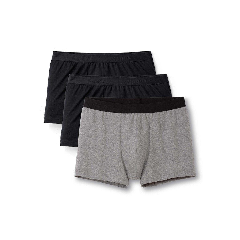 Боксерки с памук - 3 чифта - Черен/Сив … - Цена в shopmall.bg