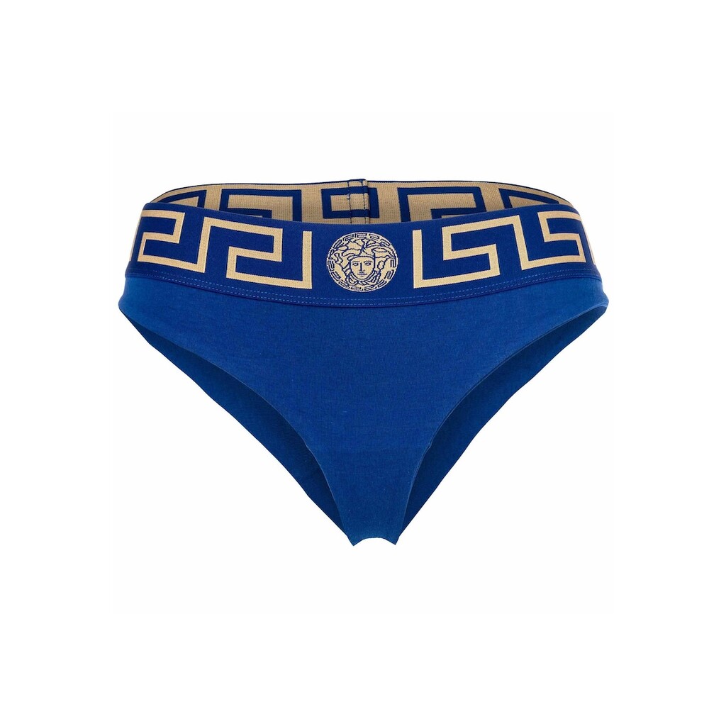 Бразилиана Topeka с лого - Син в синьо Versace - Виж цена
