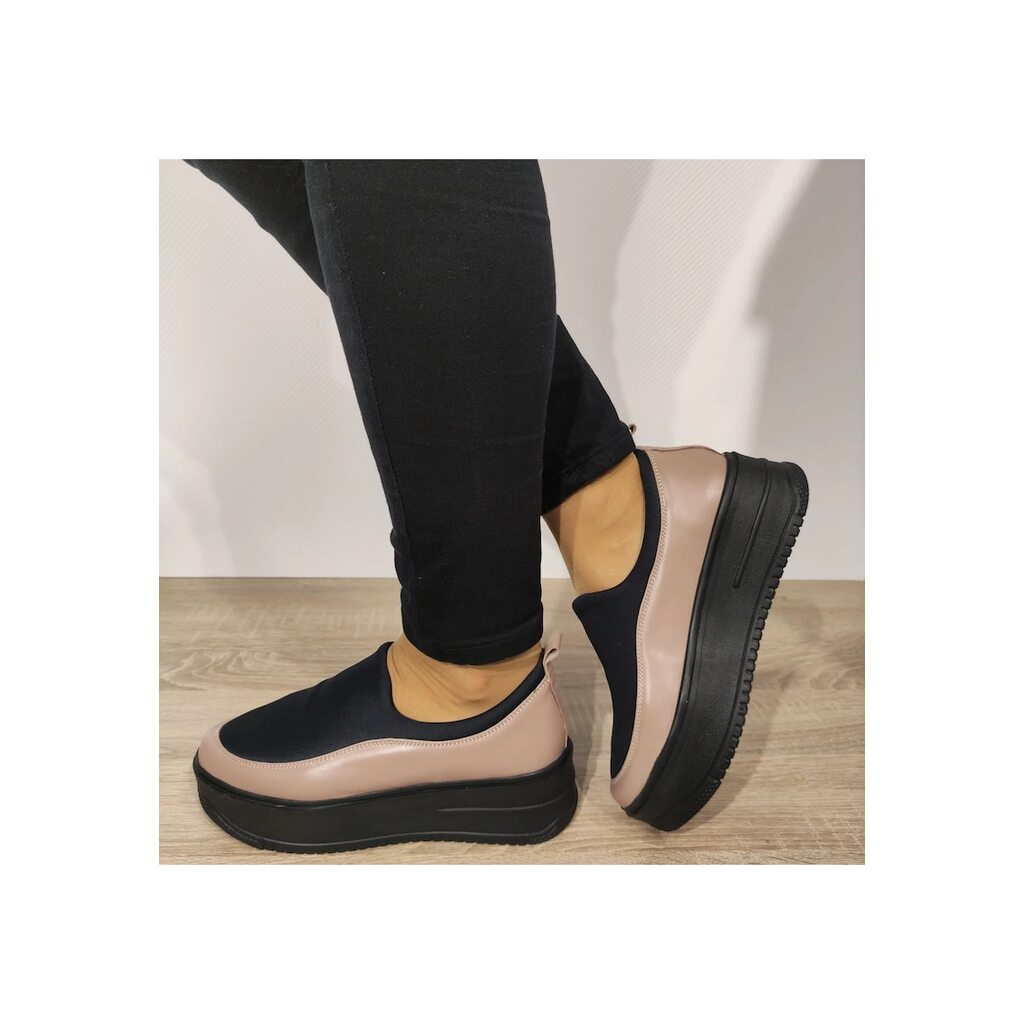 Ежедневни дамски обувки  1375-9 Beige - Бежови - Hюд цвят