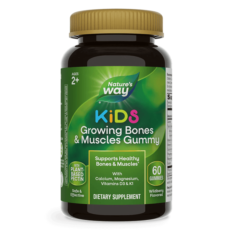 Детска формула за здрави кости и мускули - Kids Growing Bones & Muscles, 60 желирани таблетки