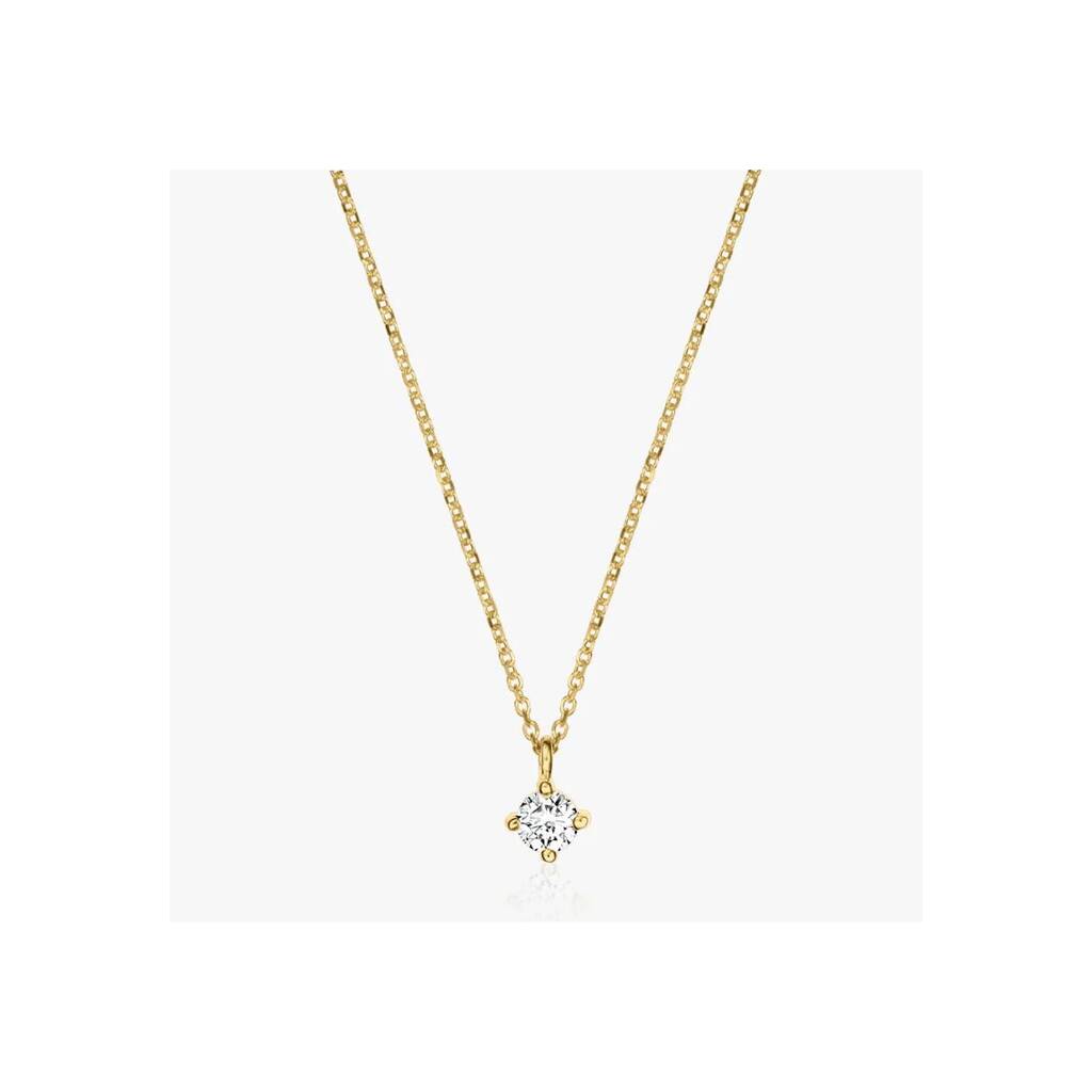 Златно колие Timeless - Диамант 0.1 CT