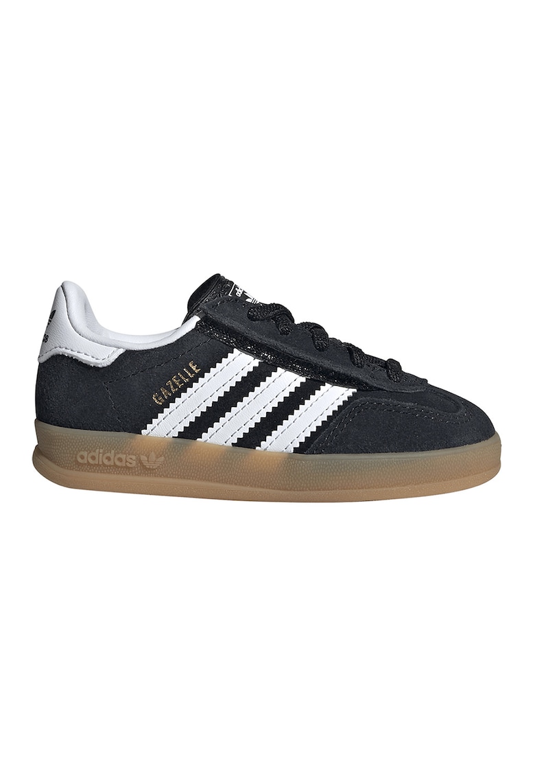 Велурени маратонки Gazelle Indoor - Бял/Черен