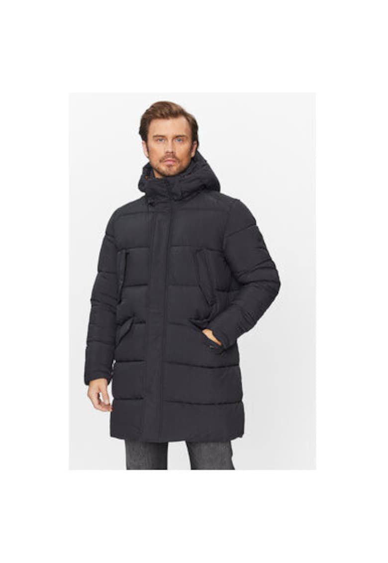 Мъжко зимно яке D40996M-COFY17 - найлон - XL INTL - черно