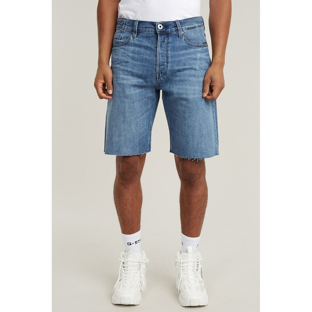 Къси дънки Dakota Denim Rise - Син меланж