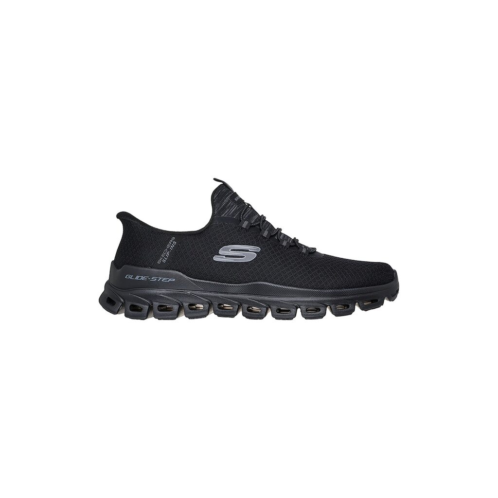 Текстилни спортни обувки Glide-Step Noxus - Прашно синьо/Избеляло черно