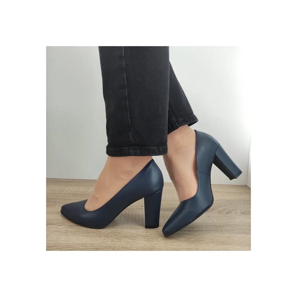Елегантни дамски обувки  5120 Navy Blue - Navy Blue - Тъмносин