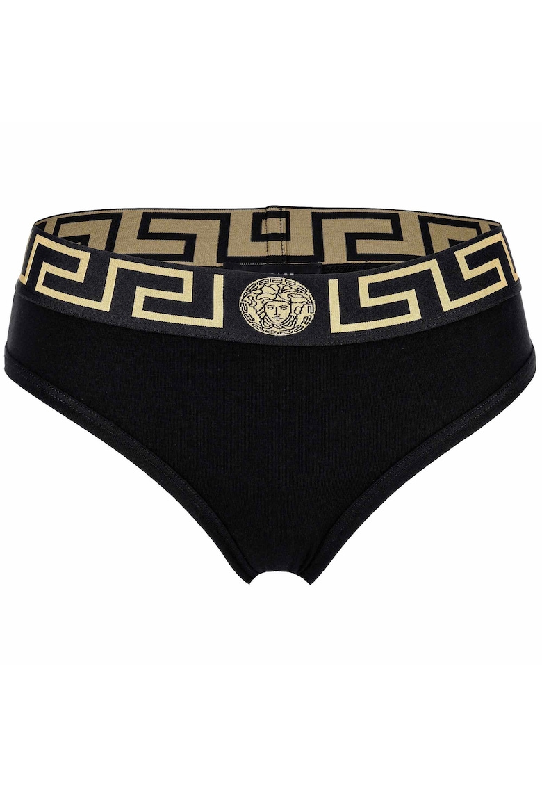 Бикини Topeka с лого - Черен в черно Versace - Цена