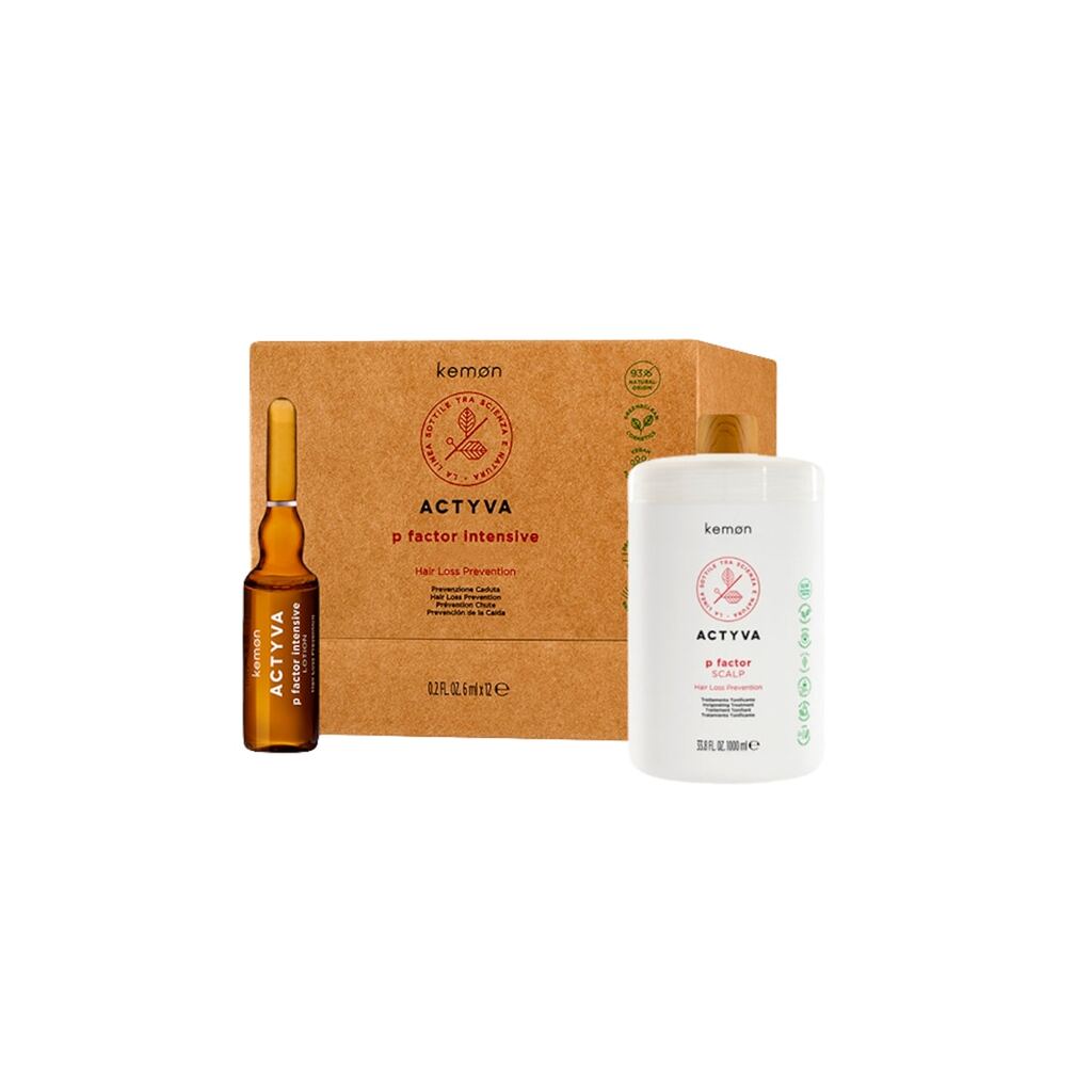 Комплект против косопад  Actyva P Factor - Treatment 1000 ml - Lotion 12 x 6 ml