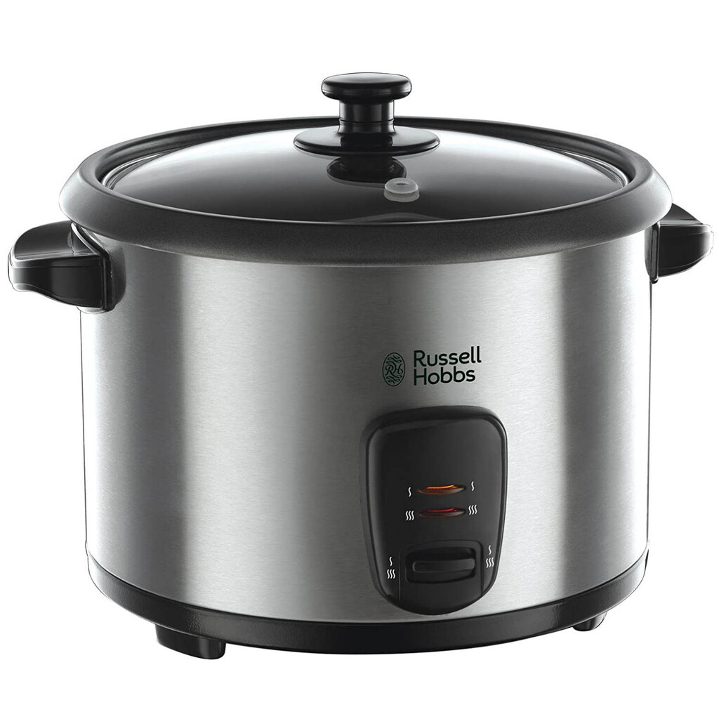 Уред за варене на ориз Russell Hobbs Cook@Home 19750-56, 700W, 1.8 l, Поддържане на топлината, Инокс