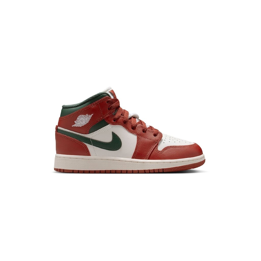Спортни обувки  Air Jordan 1 Mid GS 51020 - Зелен/Бежов