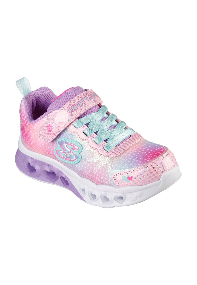 Детски обувки със светеща система Flutter Heart Lights Simply Love - Розово