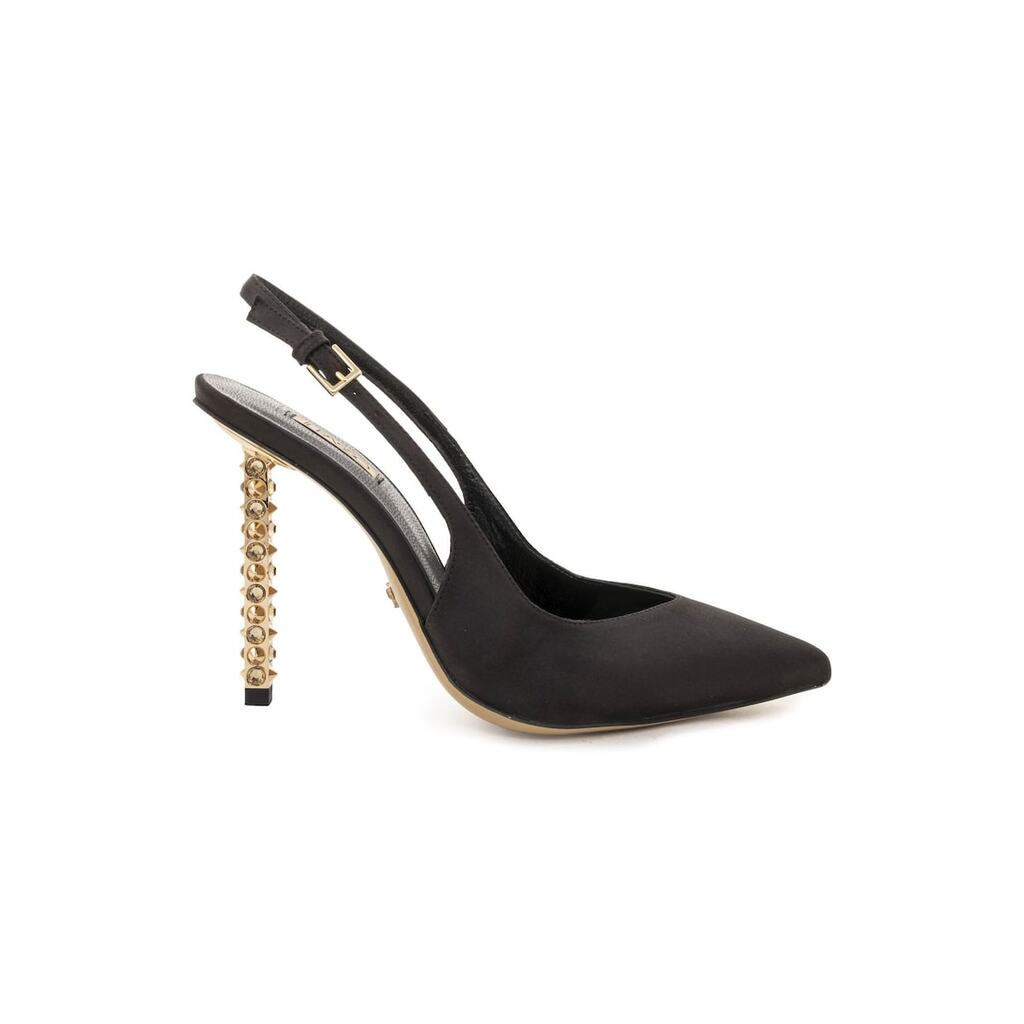 Jayne Shoes With Spikes On The Heel - Черен