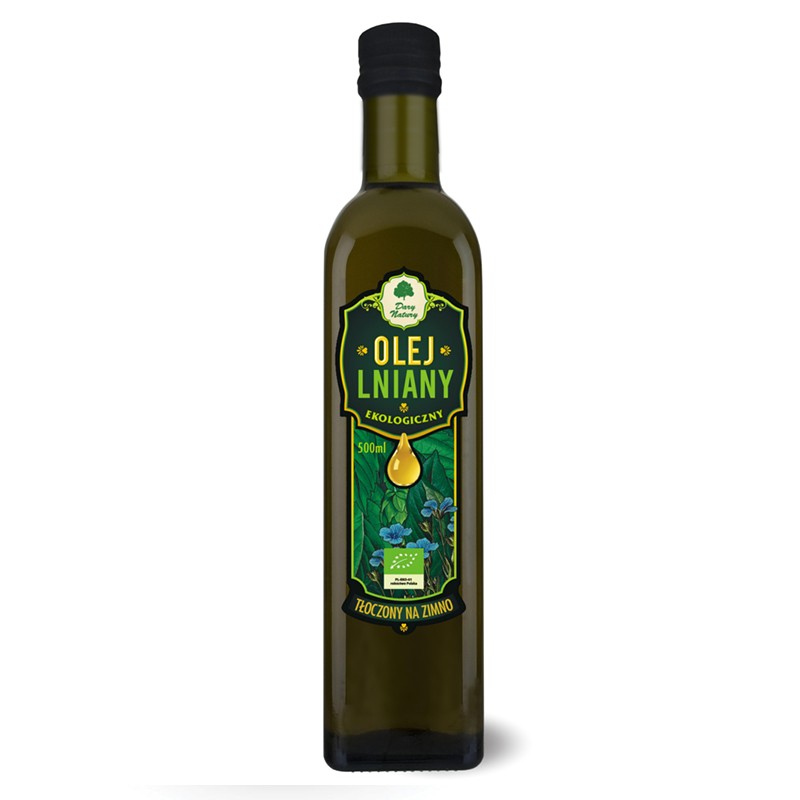 Масло от Ленено семе Био, 500 ml Dary Natury - топ цена