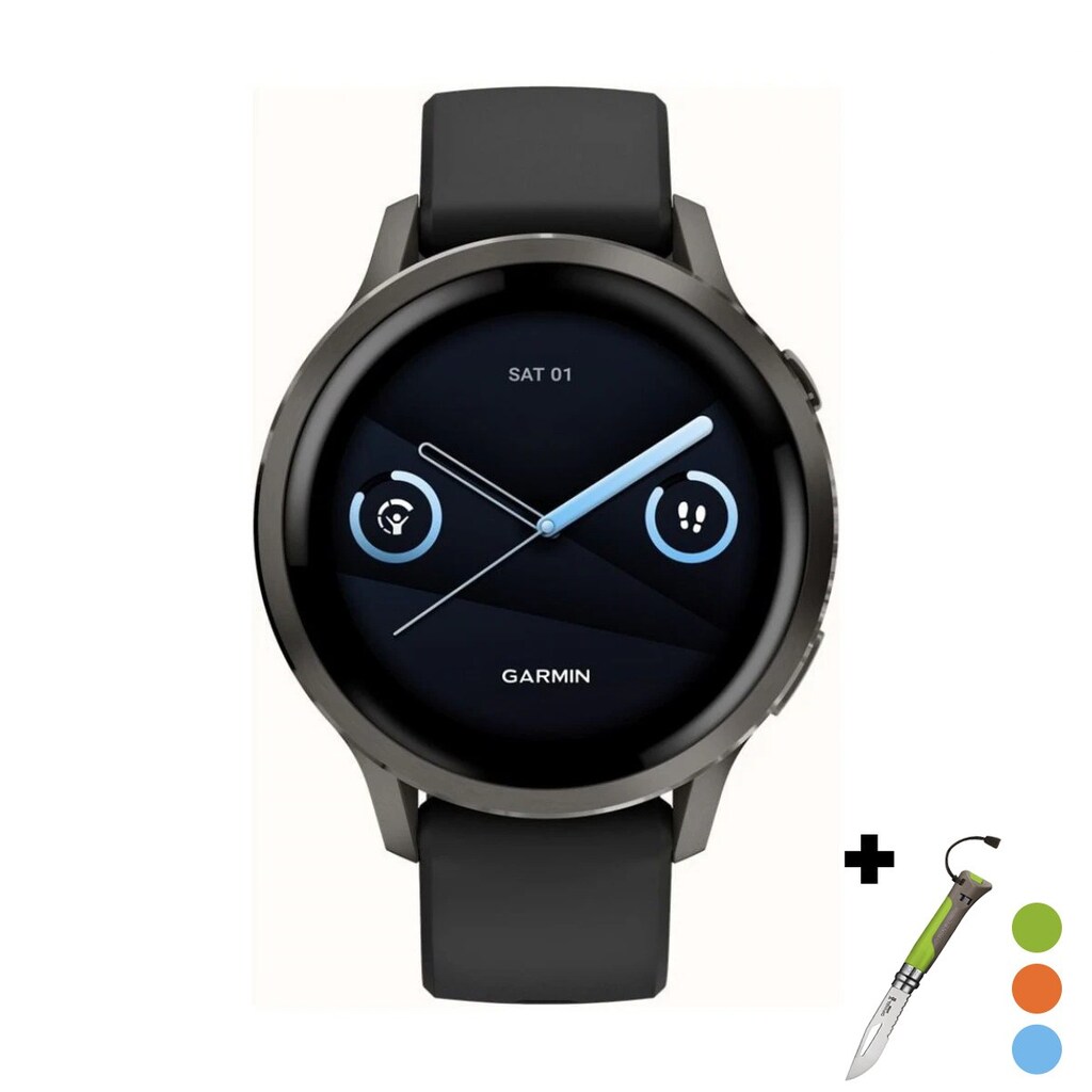Смарт часовник Garmin Venu 4 Amoled 41 мм Gorilla 3 Slate/Black 010-03013-02