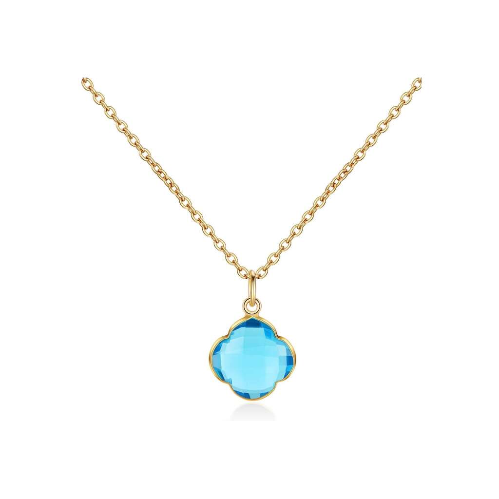 Колие Capucine 29585 с топаз