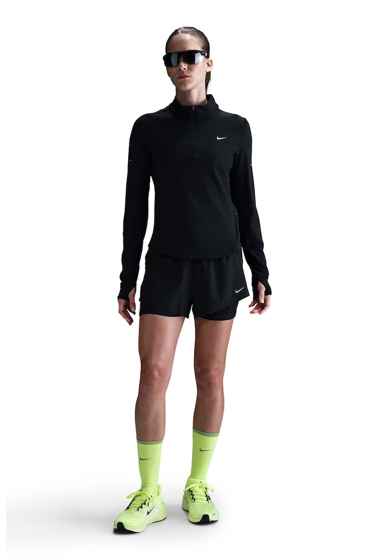 Слим фитнес блуза с Dri Fit и лого - Че… - Цена в shopmall.bg