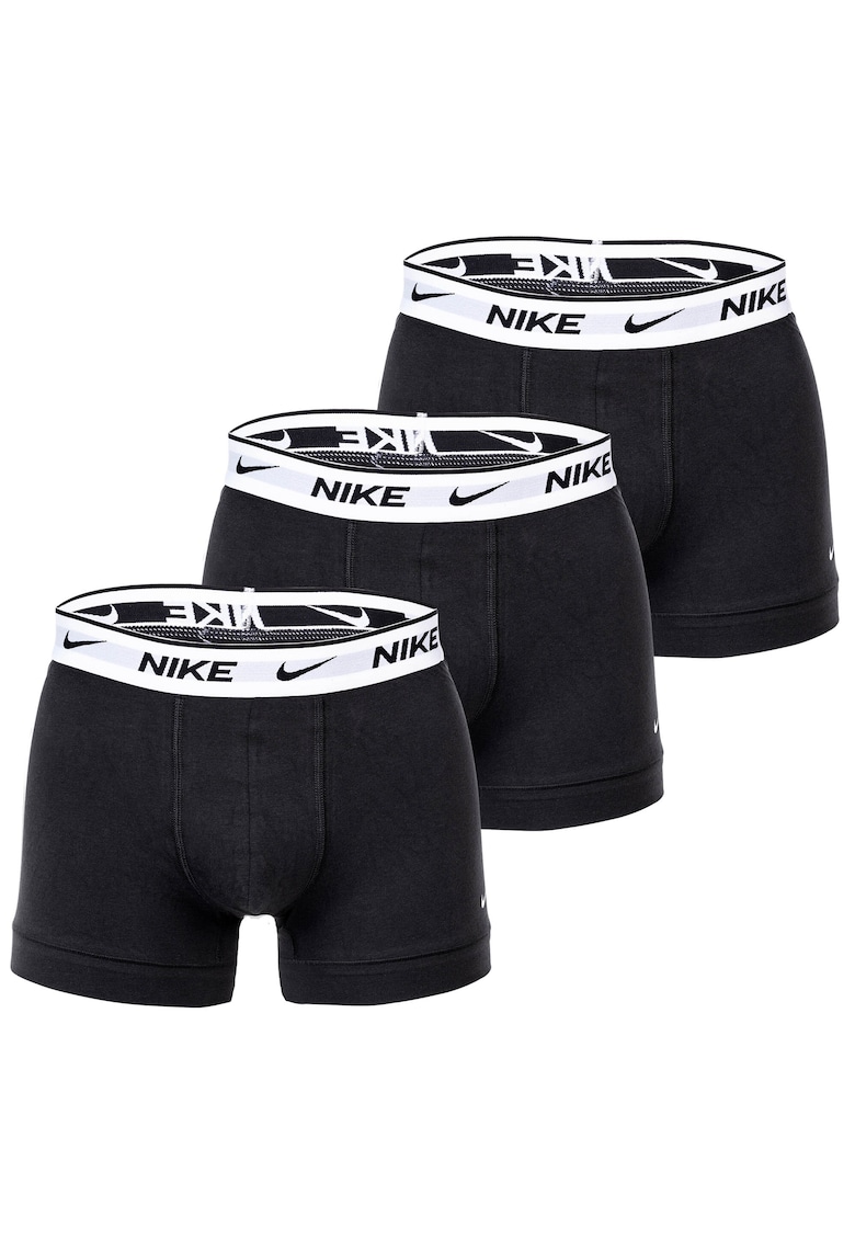 Боксерки с Dri-FIT и лого - 3 чифта - Бял/Ч… с най-ниска цена