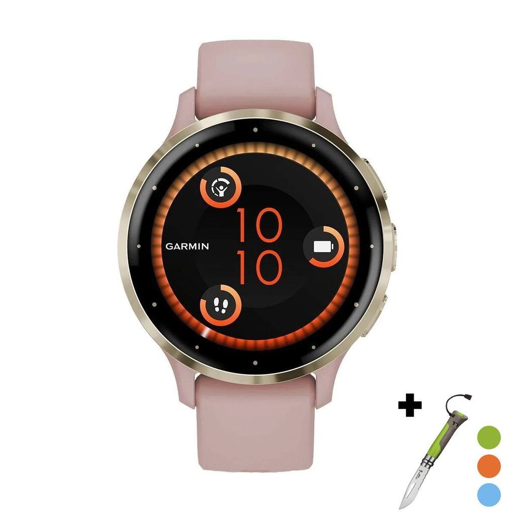 Смарт часовник Garmin Venu 3S Soft Gold/Dust Rose 010-02785-03