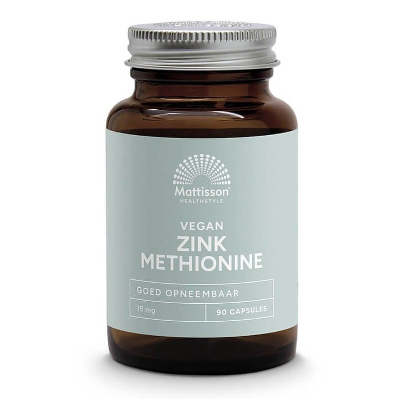 Имунитет - Цинк (метионин), 15 mg х 90 капсули Mattis… - Цена