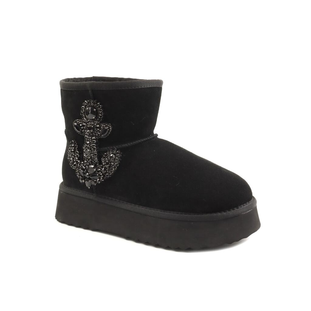 Дамски ботуши стил UGG I251439 - Черен