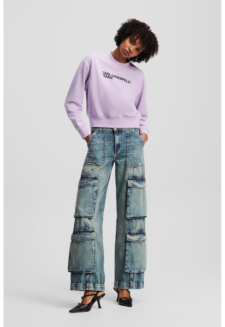 Карго дънки - Син в синьо KARL LAGERFELD JEANS - топ цена