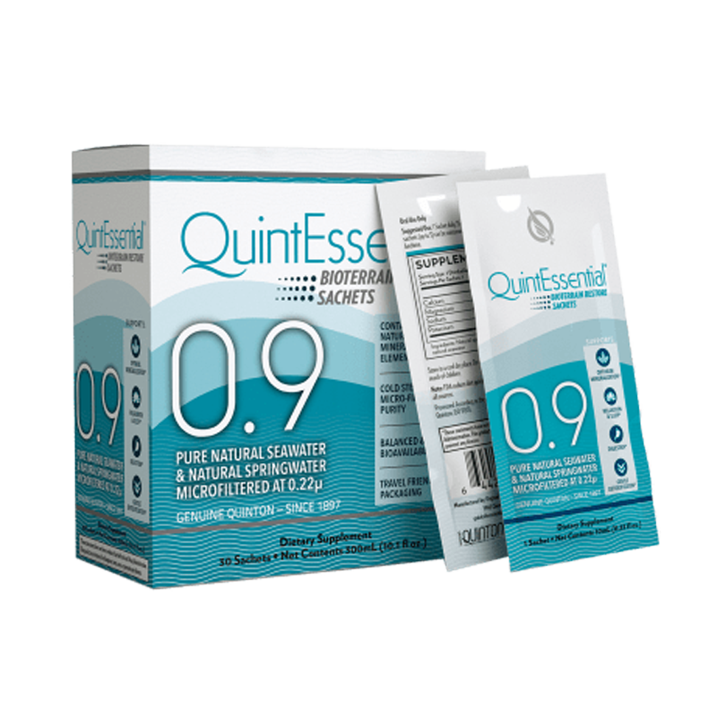 Електролитен баланс и енергия - QuintEssential 0.9 Bioterrain Restore, 30 сашета x 10 ml