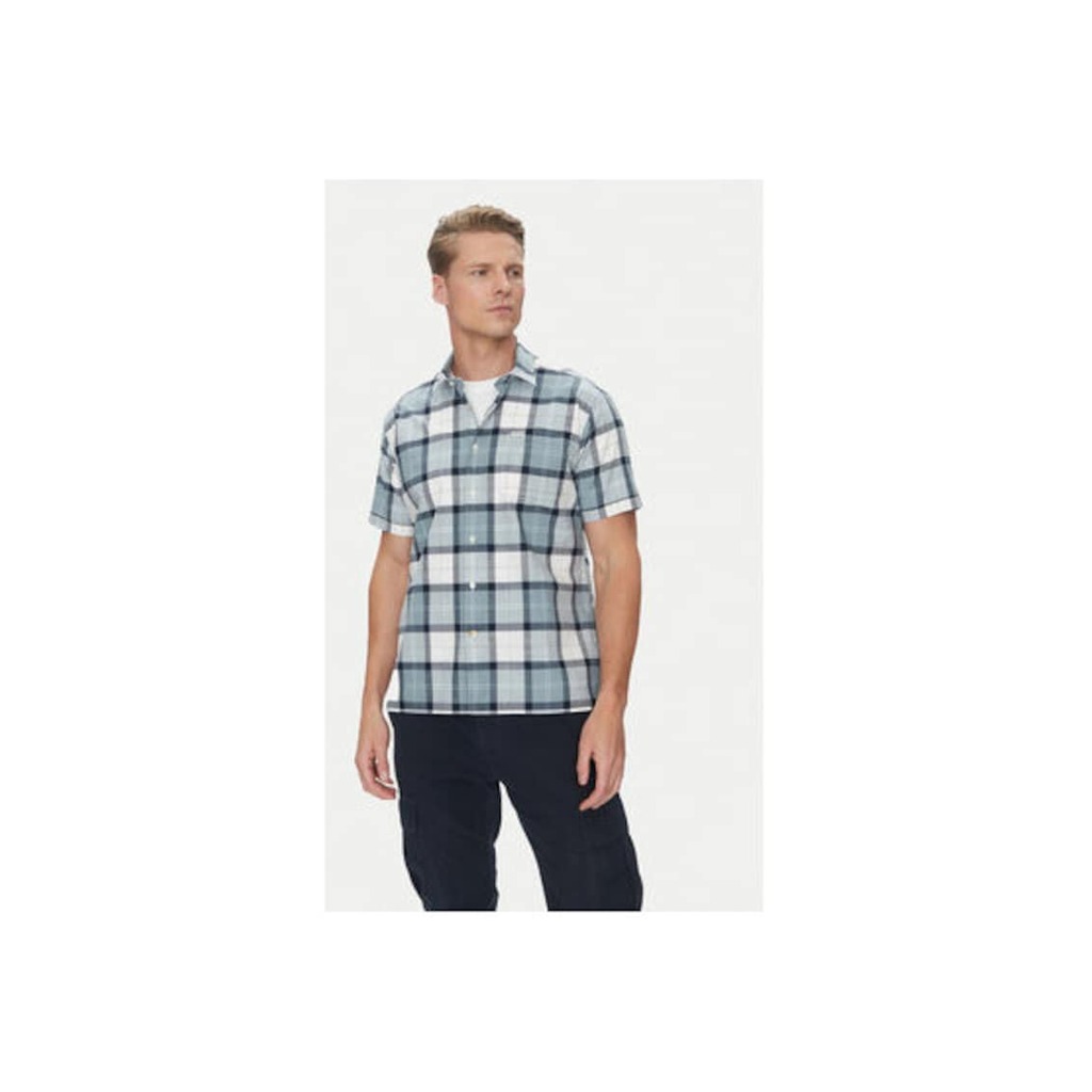 Мъжка риза  MSH5077TN45 - Памук - Сив - Сив