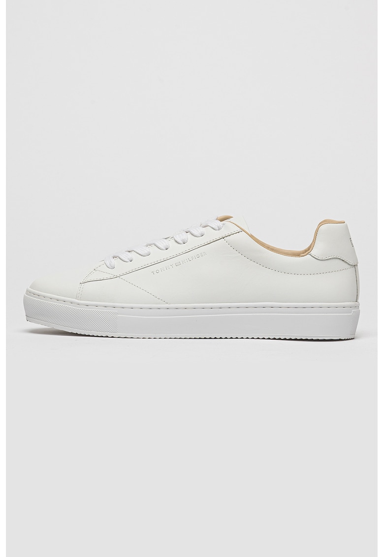 Кожени спортни обувки Premium Cupsole - Бял
