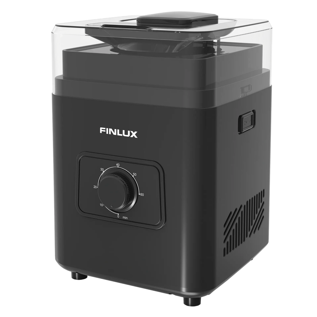Машина за сладолед Finlux FCRM-2425W, 100W, 0.8 л, R600a, Черен