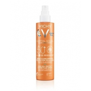 ВИШИ СОЛЕЙ Слънцезащитен спрей флуид за деца SPF50+ за защита на кожните клетки 200 мл.