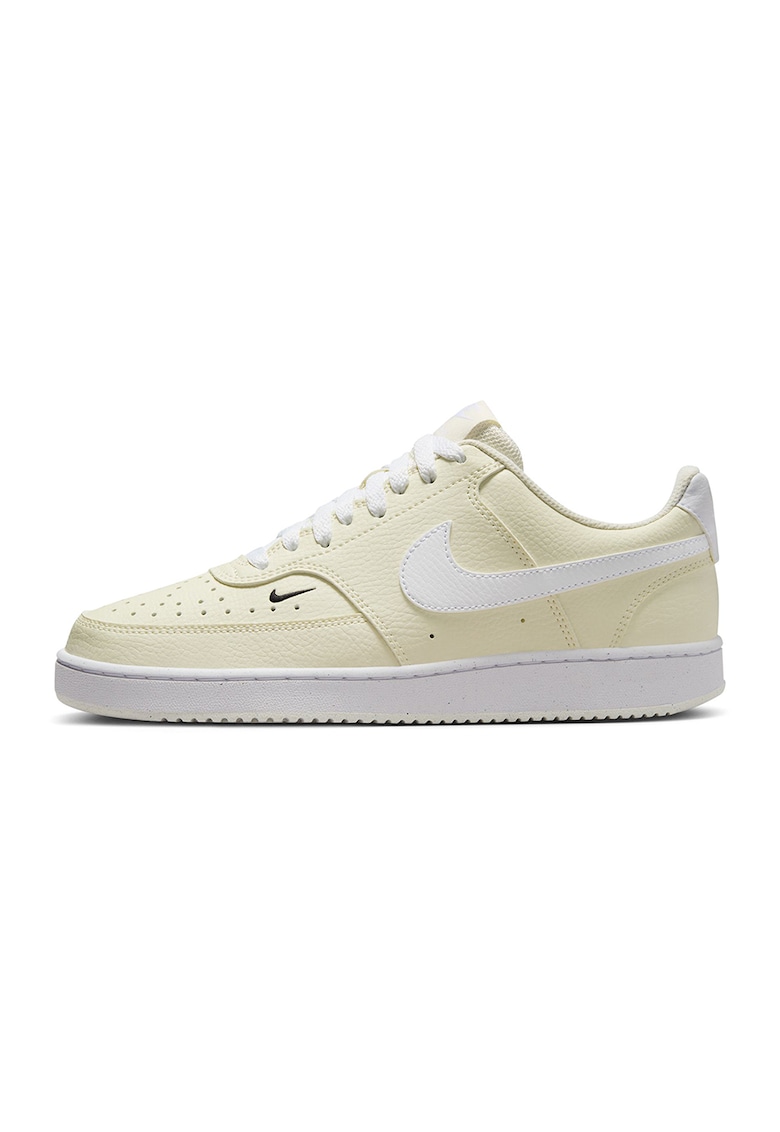 Спортни обувки Nike Court Vision Low Next Nature - Бял/Бледожълт