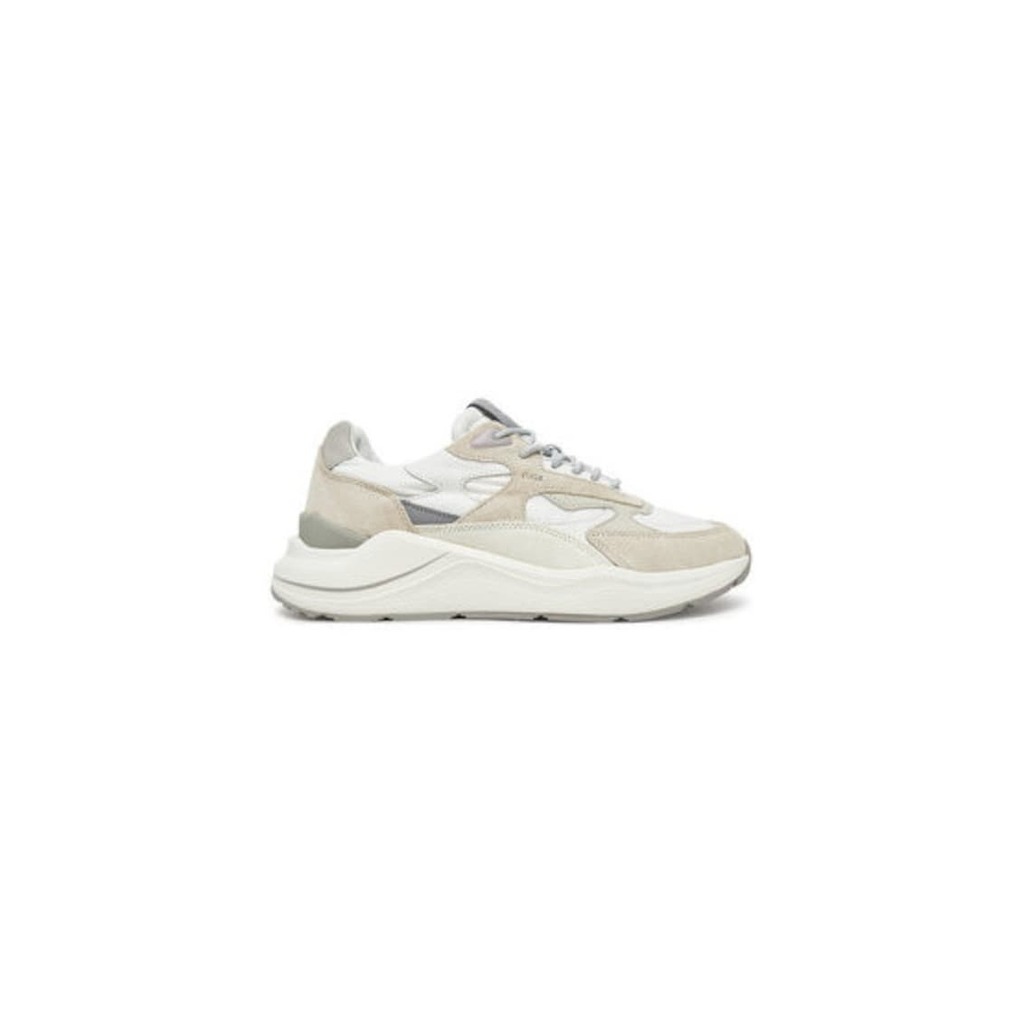 Мъжки спортни обувки - M421-FG-NY - DATE - Естествена кожа - Бял - Бял