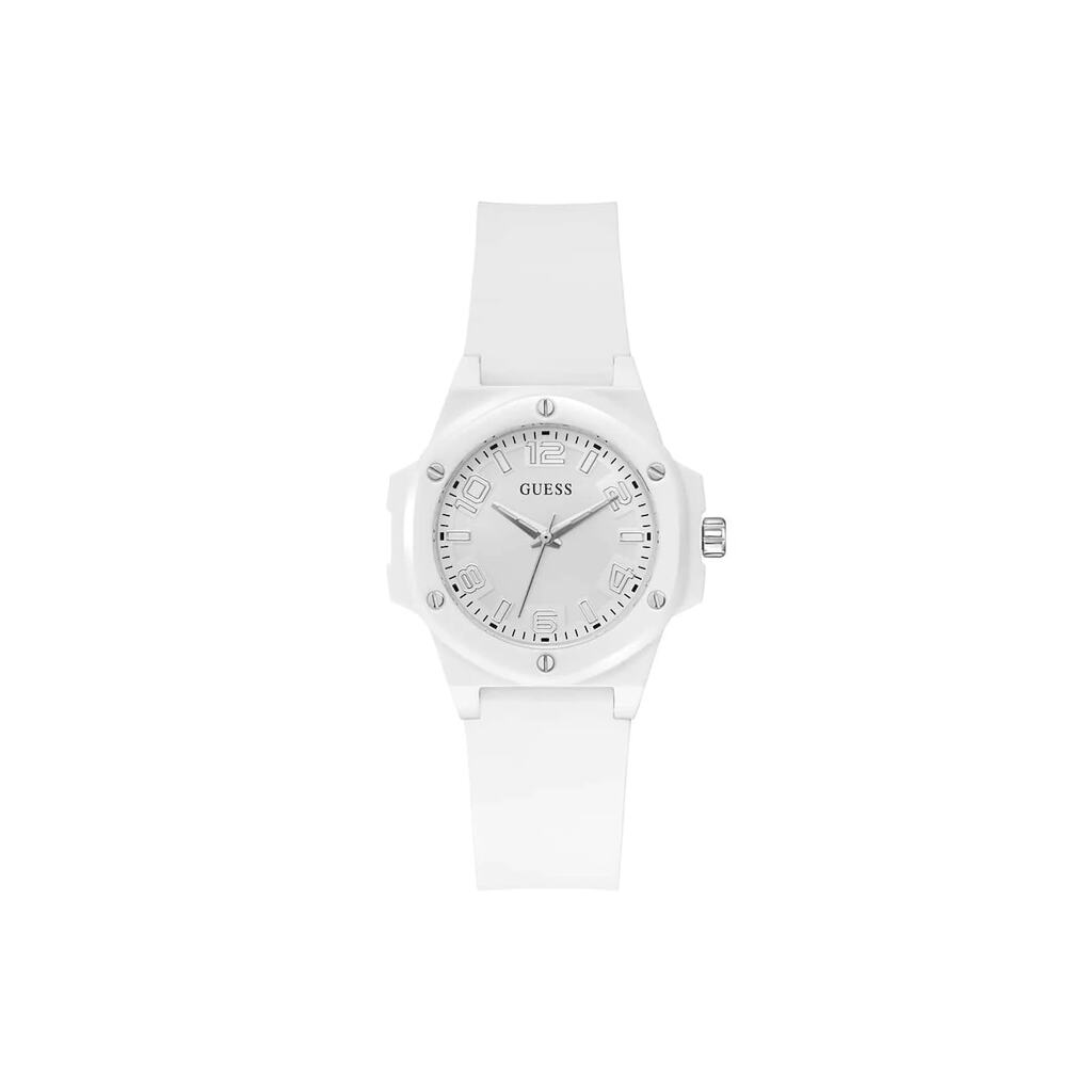 Дамски часовник  GW0880L3 - бял силикон - 34 мм