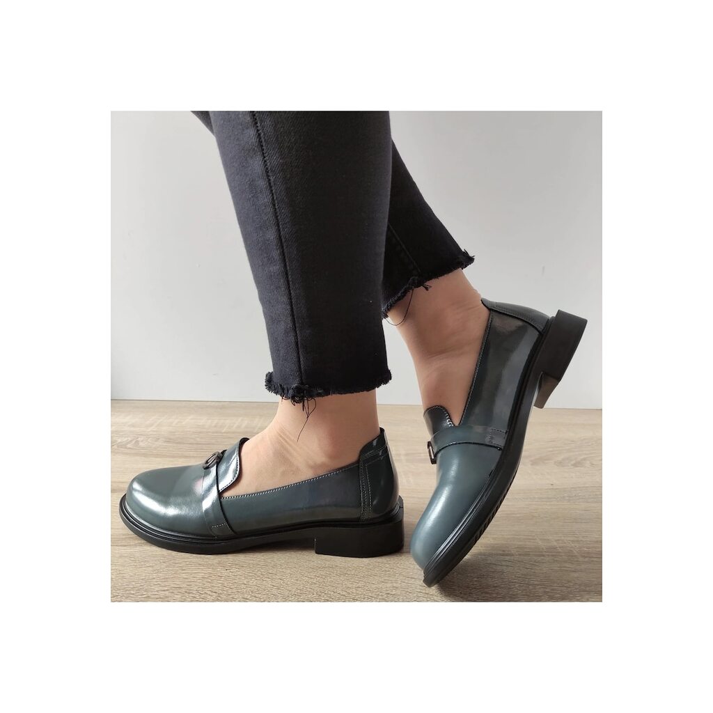 Дамски ежедневни обувки  Q11520-7 Grey Lacquer - Grey Lacquer - Сив