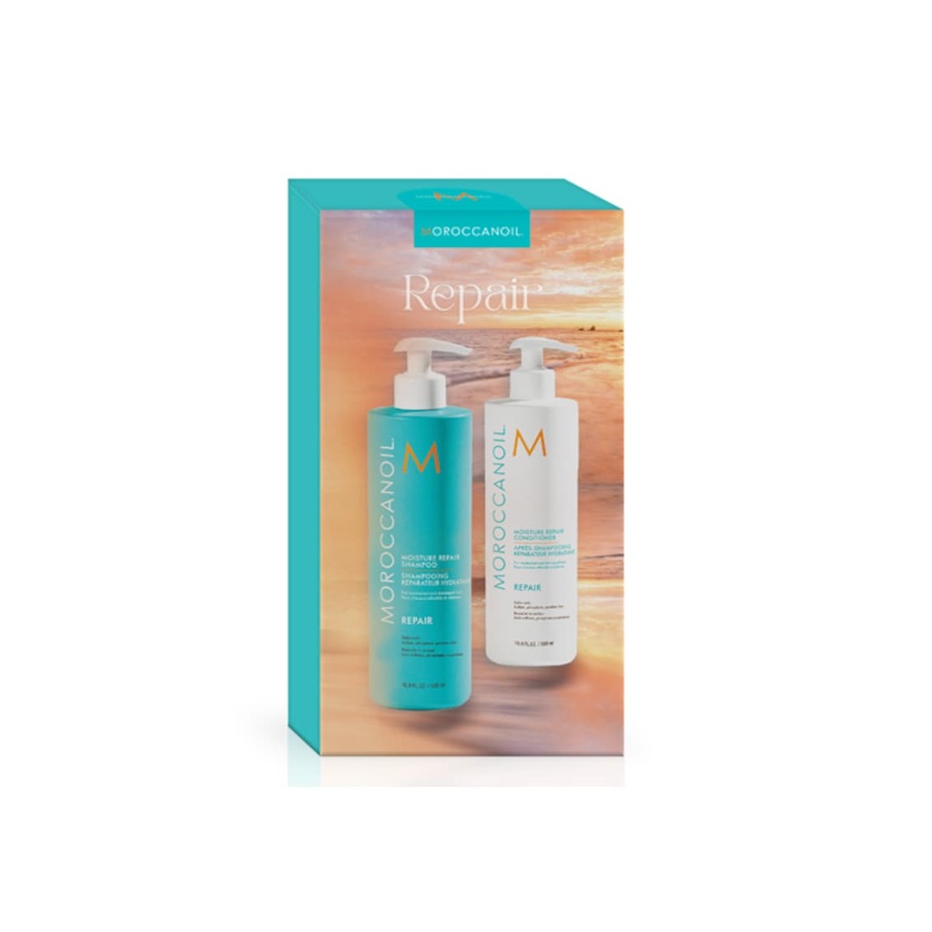 Duo Kit за шампоан - 500 ml + балсам - 500 mlqsafxz - Възстановява косата