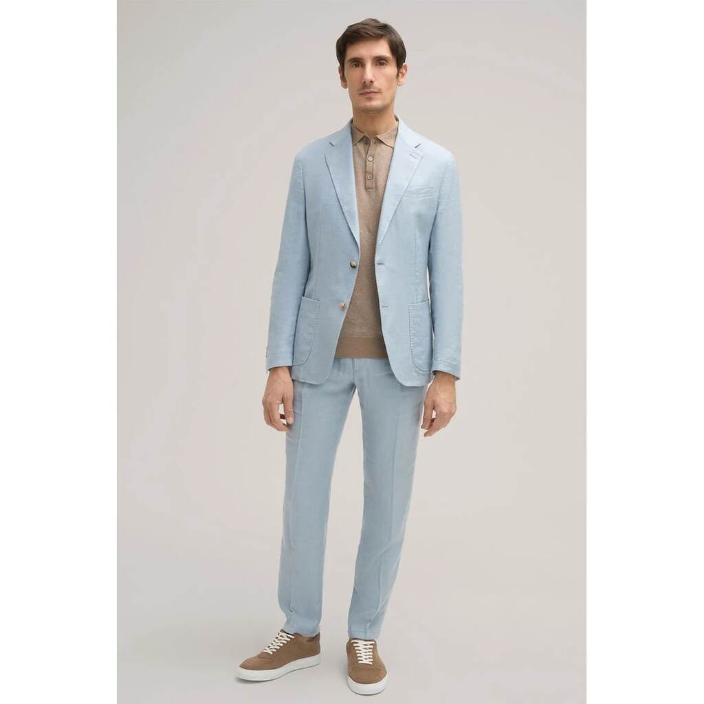 -Панталони regular fit със странични джобове WD8 - Син